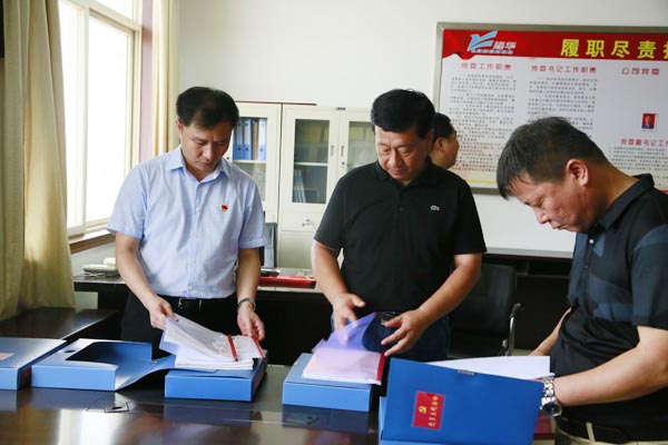 市委组织部一行光临博天堂918调研非公党建工作